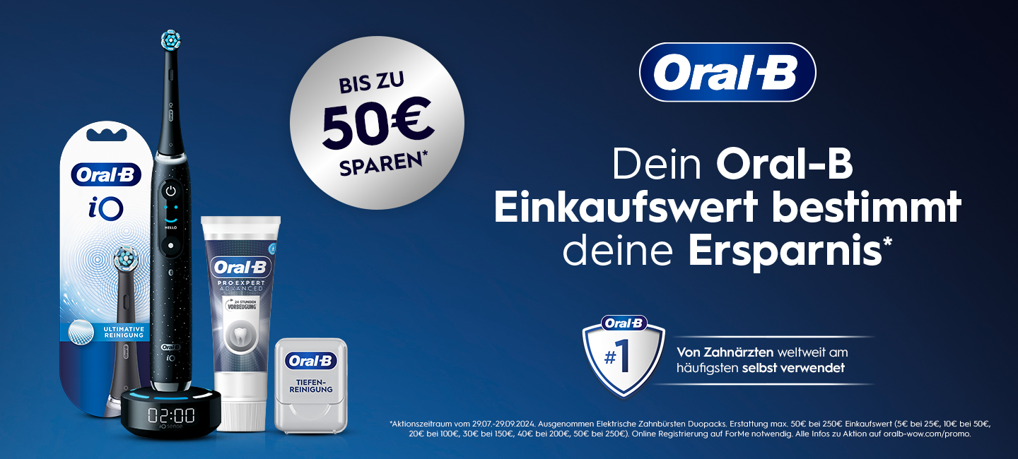 Zur Oral-B Aktion.